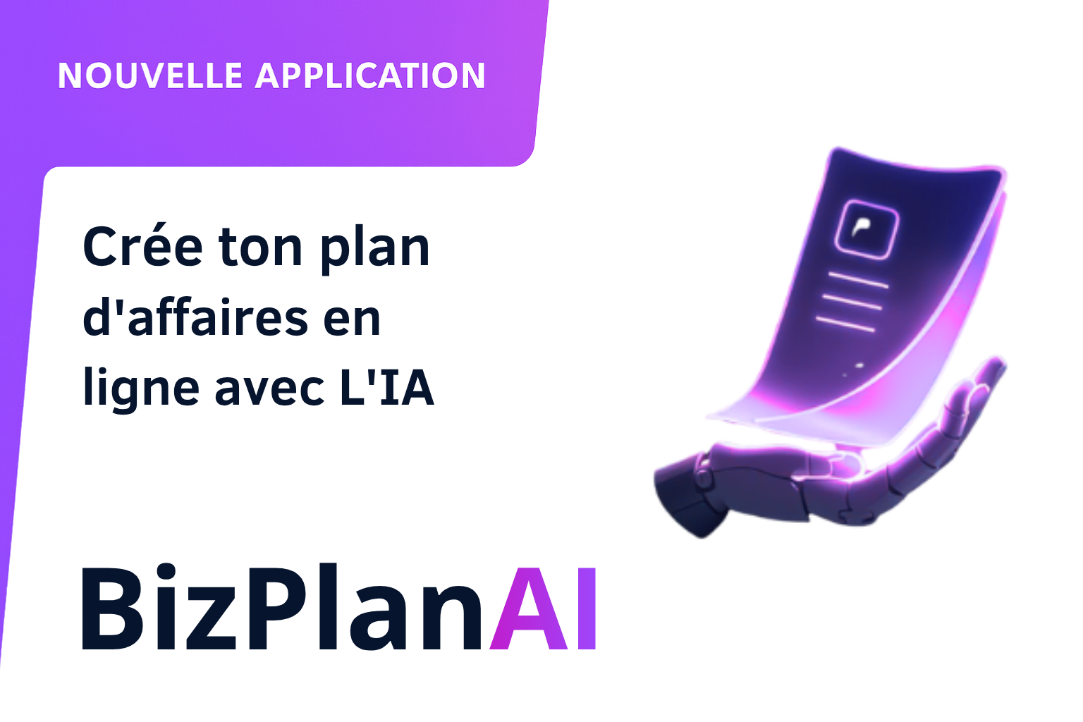 Crée ton plan d'affaires en ligne avec L'IA
