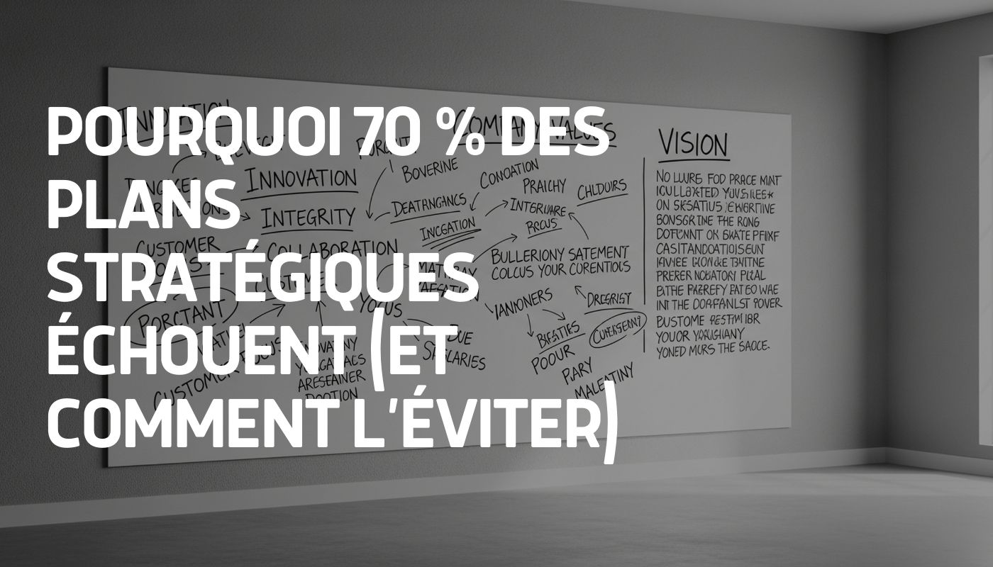 Pourquoi 70% des plans stratégiques échouent